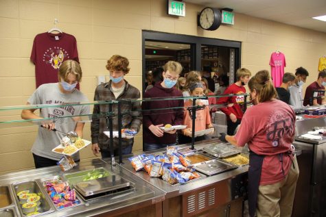 The lunch ladies constantly do their best to serve the students of Gibson Souther High School.
