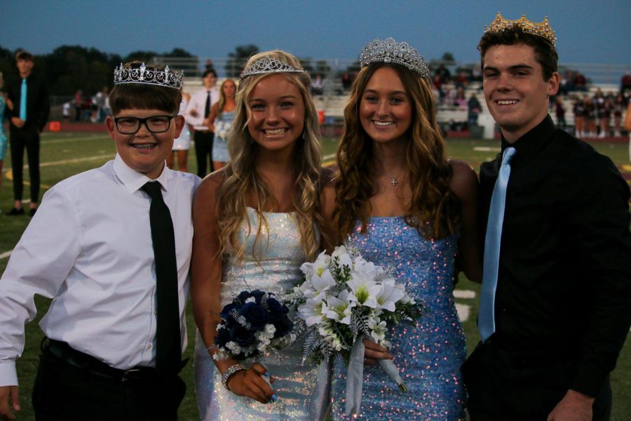 The Student Council announced who the student body chose to represent them for the 2022 Fall Homecoming. Those crowned were freshman Jeremiah Mullennax, Prince; freshman Tali Maurer, Princess; senior Keelyn Wilkerson, Queen and senior Macade Chandler, King.