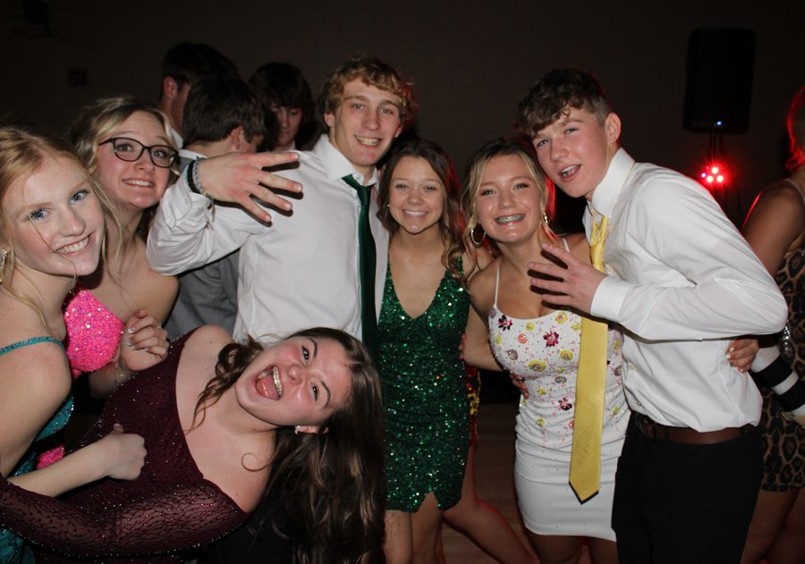 Students were all smiles at the first formal dance of the year. From fancy dresses and sharp suits to pounding music, it was a magical night for all those who attended.