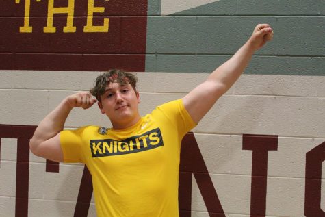 Senior Tye Whitledge will play football at Franklin College in the fall.