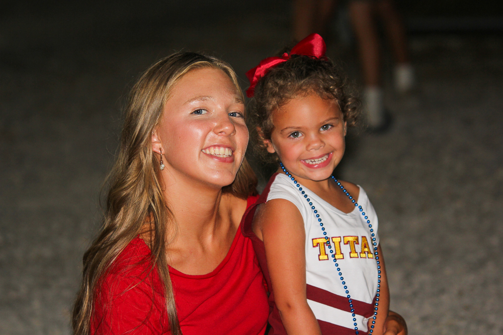 Junior Shaleigh Martin with her sister Pheonix Martin.