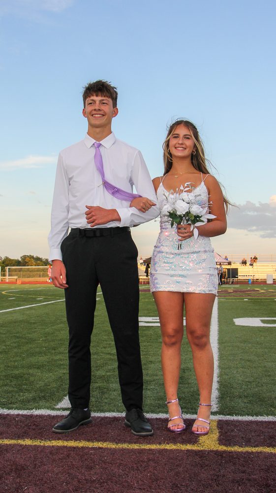 Sophomores Aidan Alston and Julia Beuligmann Ferreira 