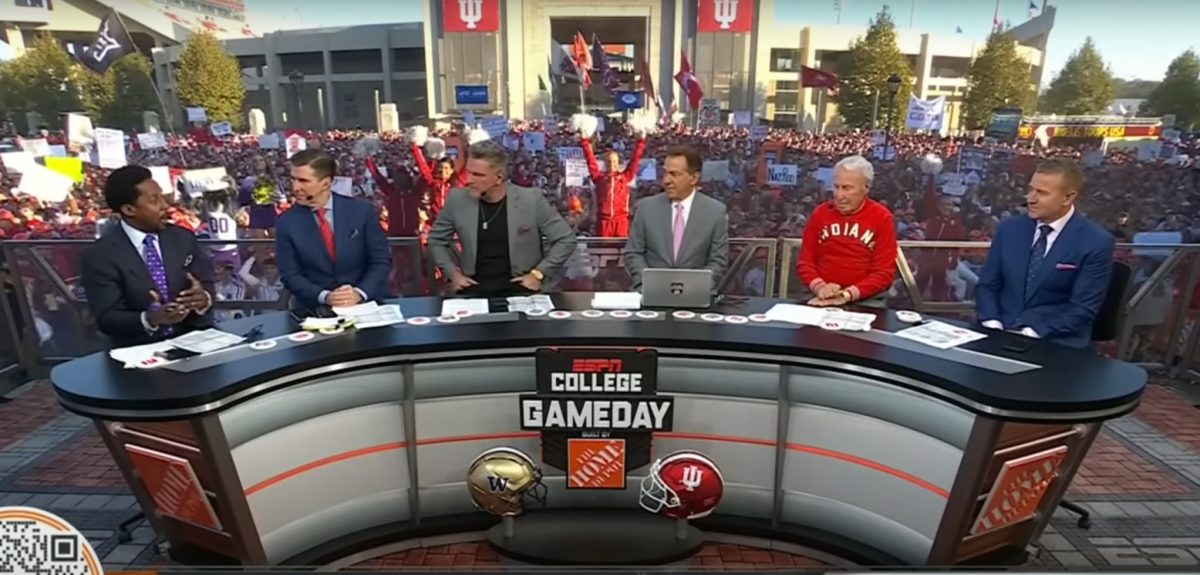 Bloomington and the state of Indiana was excited to have ESPN's College Gameday broadcast from Indiana University when the Hoosiers took on the Washington Huskies.