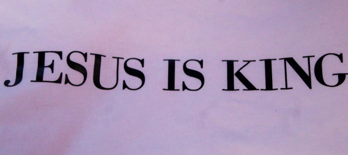 “Jesus is King” spread throughout the community