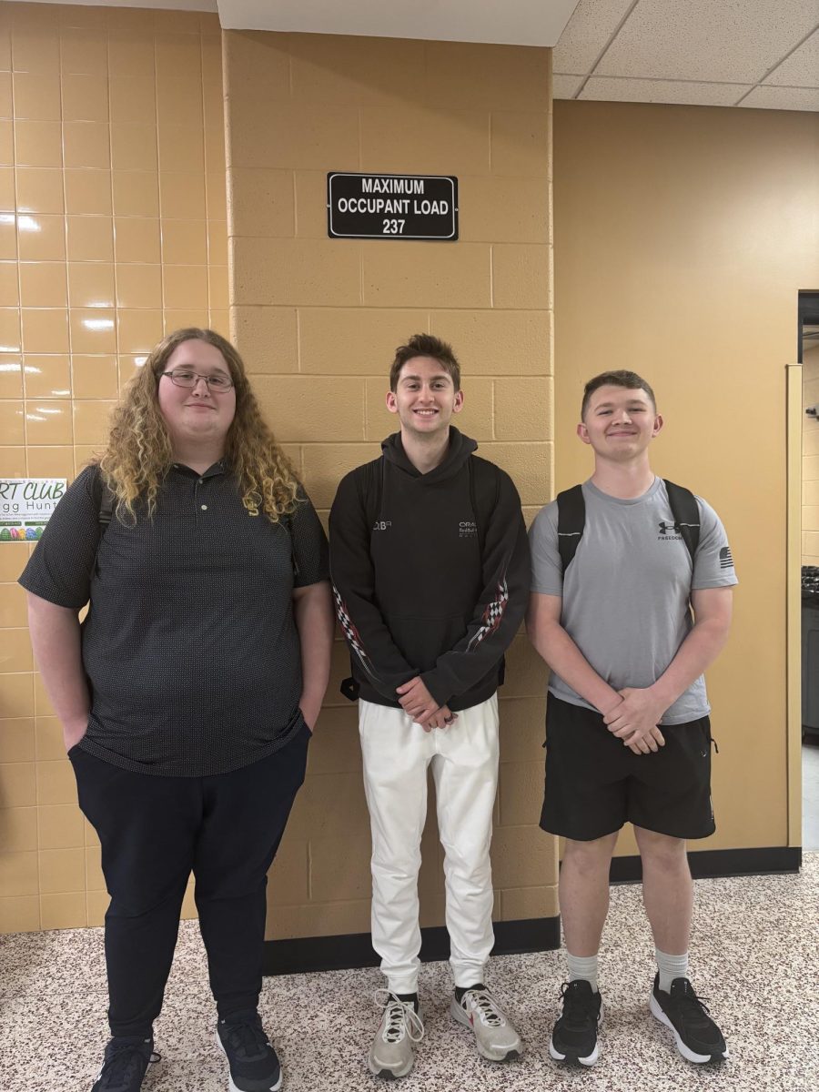 Senior Glenn Mayer is a member of the Titan science academic team, and seniors Mark Stunkel and Austin Begle are part of both the science and math academic teams. At the PAC competition in Huntingburg, both teams took first place.
