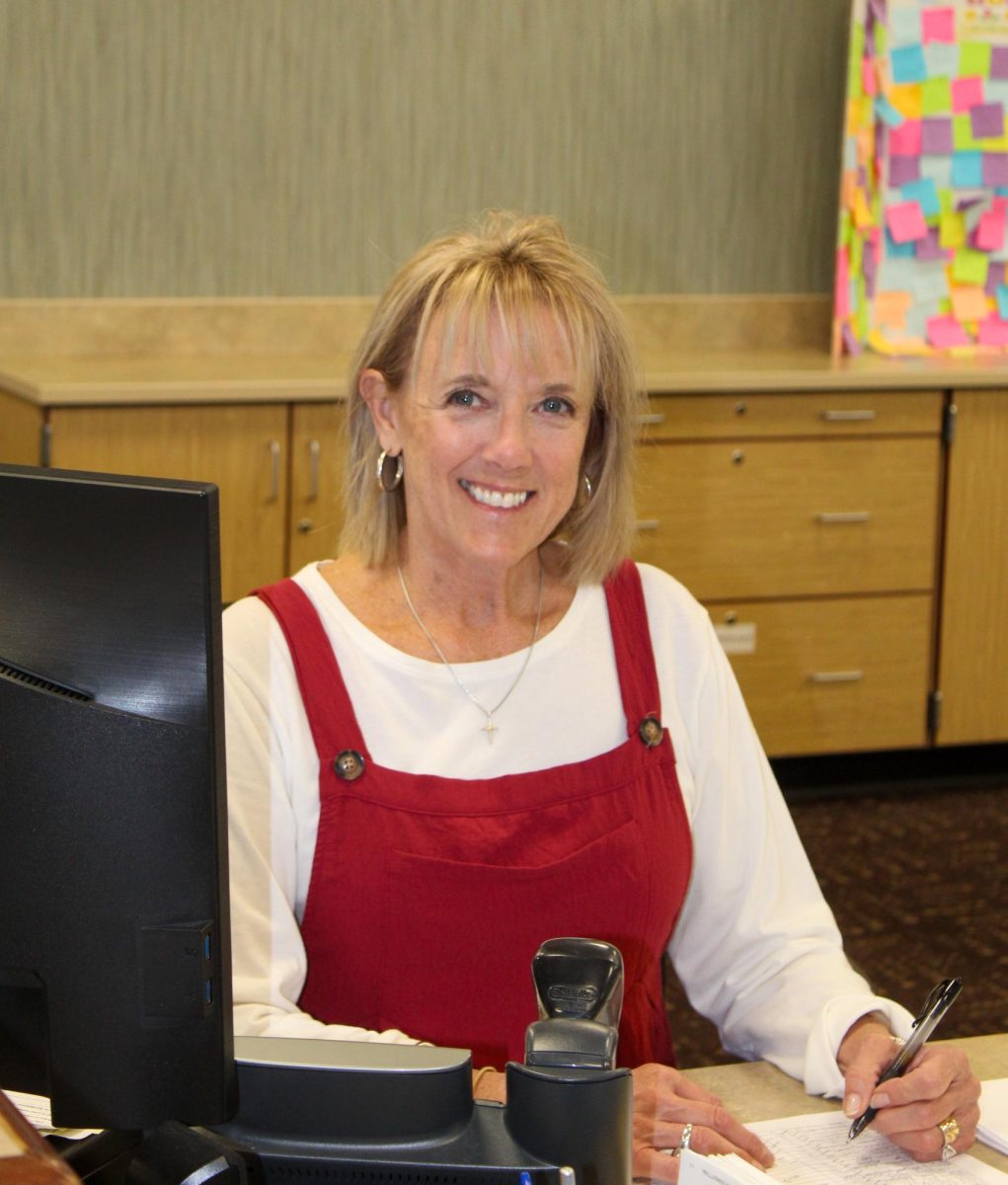 Titan receptionist Tracey Bender